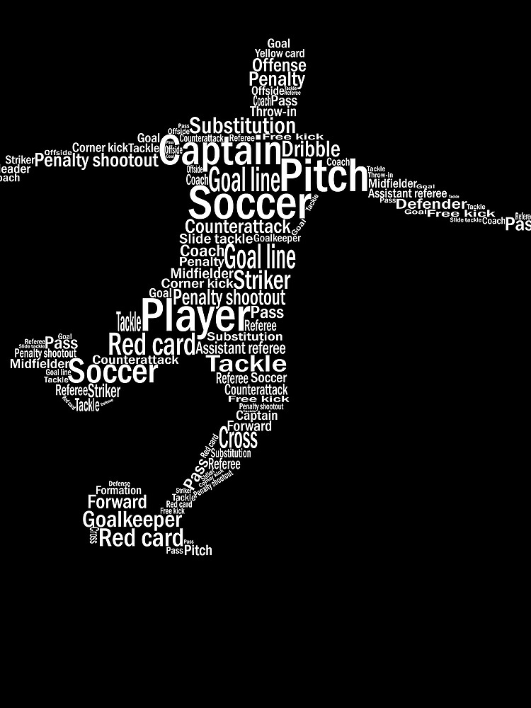 Thumbnail 3 von 3, Tuch, Soccer Word Cloud Soccer Sports Fan Soccer Lover Soccer Gear designt und verkauft von DynamicDesign.