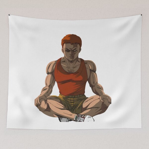 Item preview, Young Baki Hanma Meditate designed and sold by BakiFan.