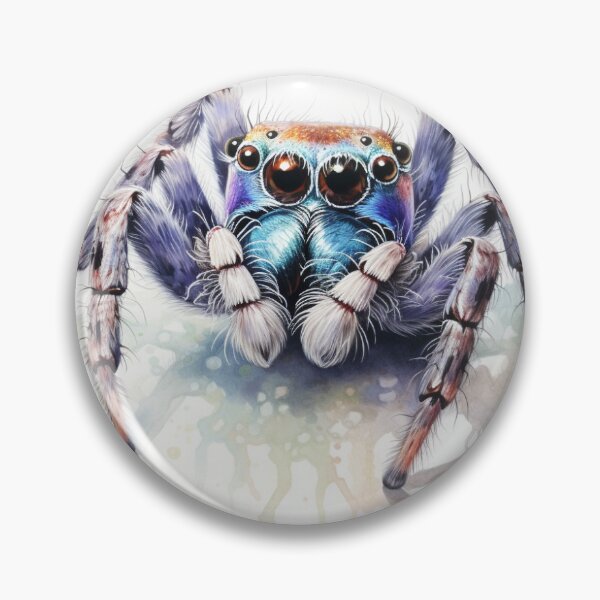 Item preview, Cool Jumping spider painting designed and sold by Violetsandmugs.