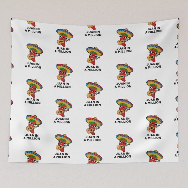 Item preview, Juan In A Million Funny Mexican Chilli Puns  designed and sold by punnybone.