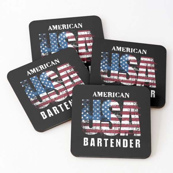 Item preview, Bartender American flag Bartender profession job gift designed and sold by happytrendjct.