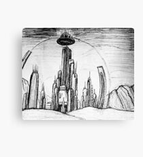 The Shining World of the Seven Systems Canvas Print