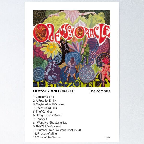 Item preview, The Zombies - Odyssey and Oracle Poster designed and sold by GeeksTee.