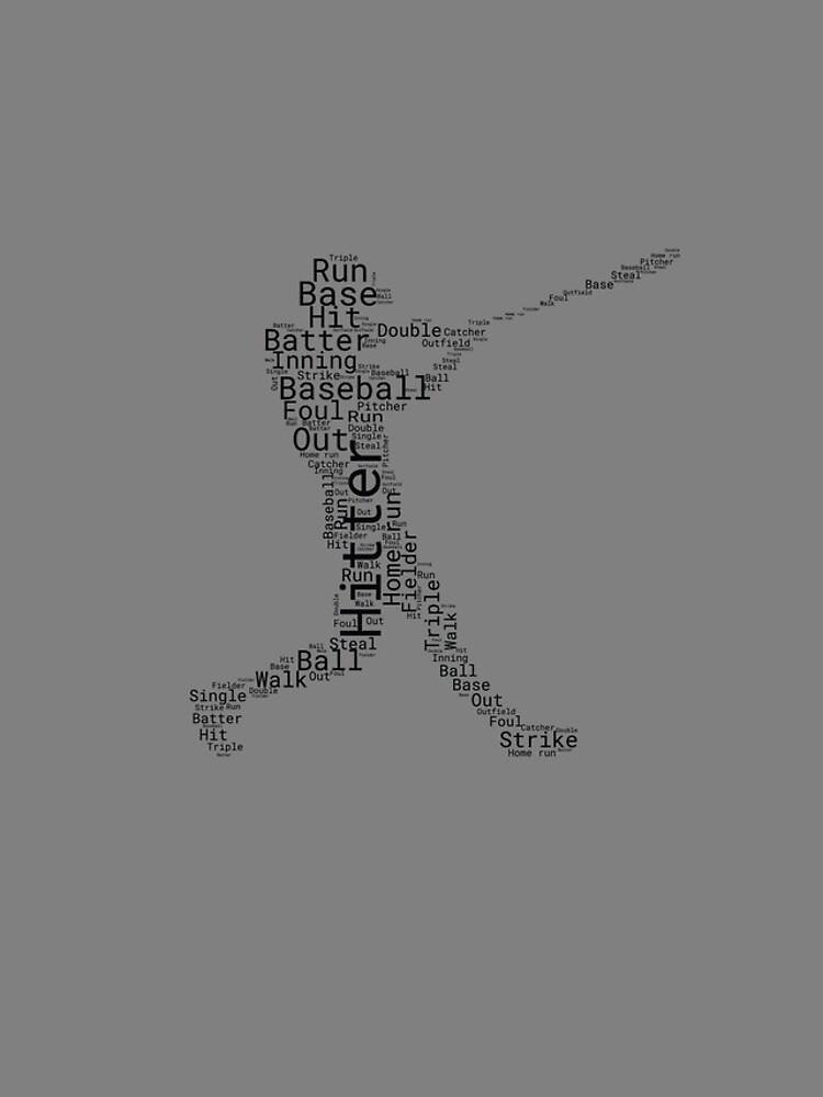 Aperçu 4 sur 4. Coque iPhone avec l'œuvre Baseball Word Cloud Baseball Sports Fan Boys Baseball Gear créée et vendue par DynamicDesign.