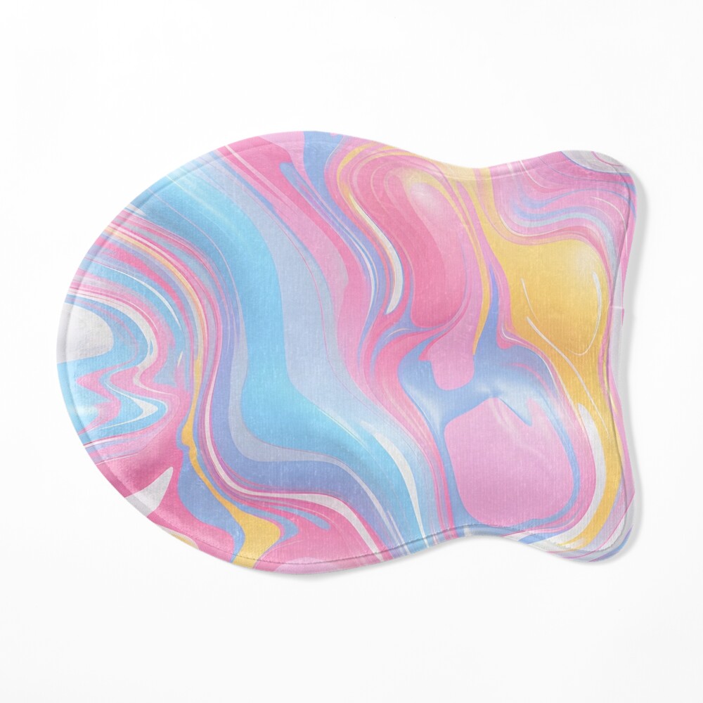 Rainbow Pastel Paint Swirl Art Board Print for Sale by the-backrooms