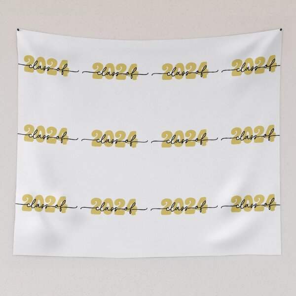 Item preview, Class of 2024 text design designed and sold by ArtMeetsPizza.