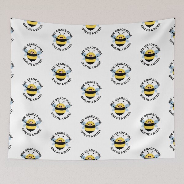 Item preview, Bee Grade Puns Give Me A Buzz Puns  designed and sold by punnybone.