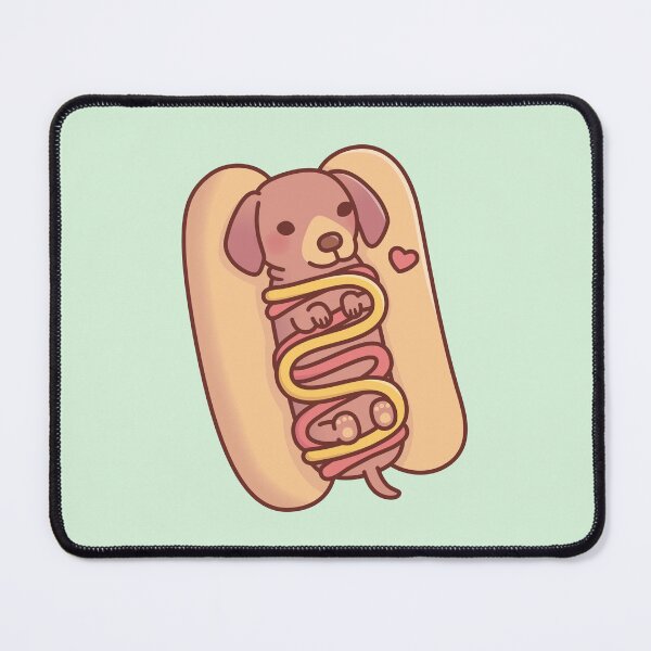 Item preview, Cute Dachshund Hotdog Bun designed and sold by rustydoodle.