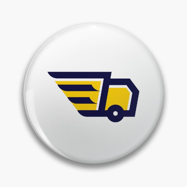 Item preview, Simple Bold Winged Delivery Truck Logo Design designed and sold by ilunilun7.