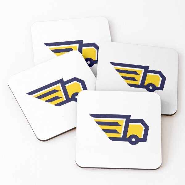 Item preview, Simple Bold Winged Delivery Truck Logo Design designed and sold by ilunilun7.