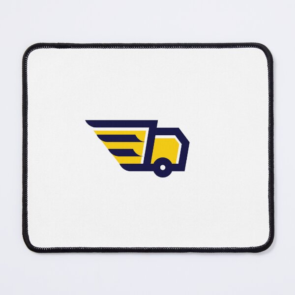 Item preview, Simple Bold Winged Delivery Truck Logo Design designed and sold by ilunilun7.
