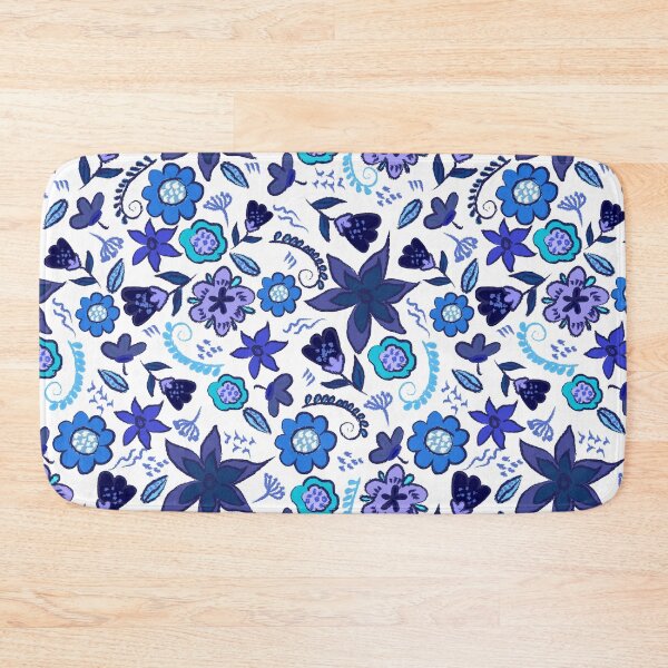 Item preview, Blue Flowers designed and sold by DekaTasarim.