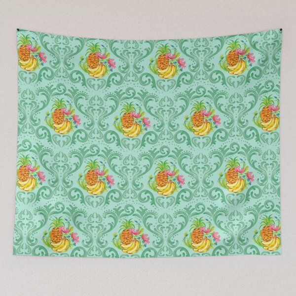 Item preview, Tropical fruits brush paint designed and sold by letsgow8th.