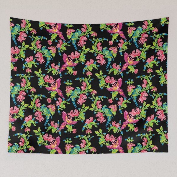 Item preview, Tropical parrots brush paint  designed and sold by letsgow8th.