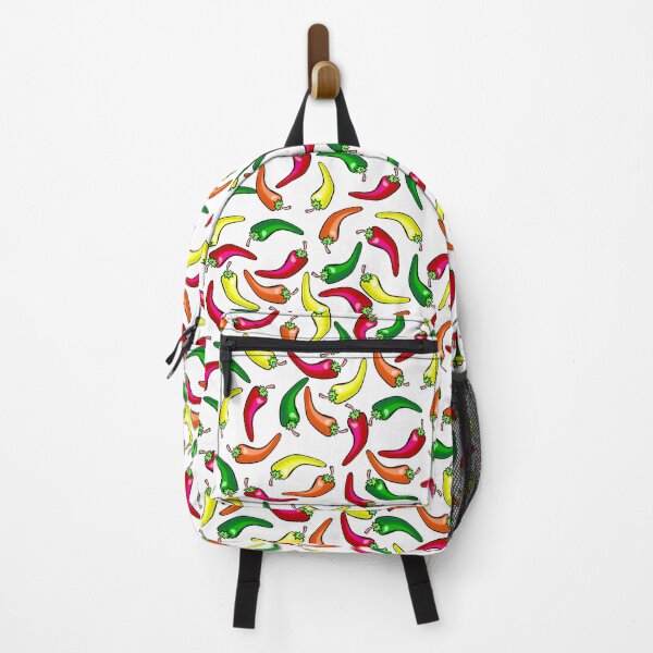 Item preview, Vibrant Red, Yellow, Green, and Orange Spicy Hot Chili Peppers on White designed and sold by GreenCarbon2112.