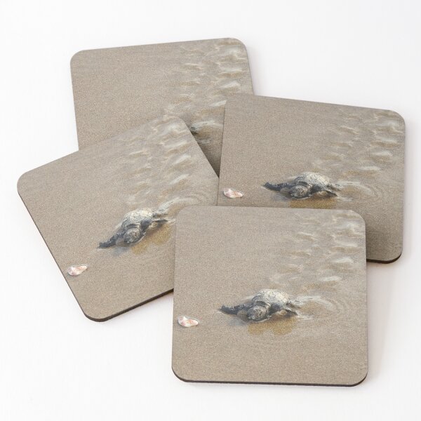 Item preview, Hatched Loggerhead Turtle on its way to the Ocean  designed and sold by AussieAl.