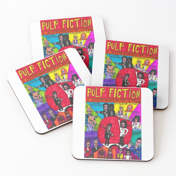 Item preview, Cast of Pulp Fiction designed and sold by OttoDrawsArt.