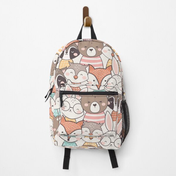 Item preview, Cute Woodland Animal Pattern designed and sold by ArtMeetsPizza.