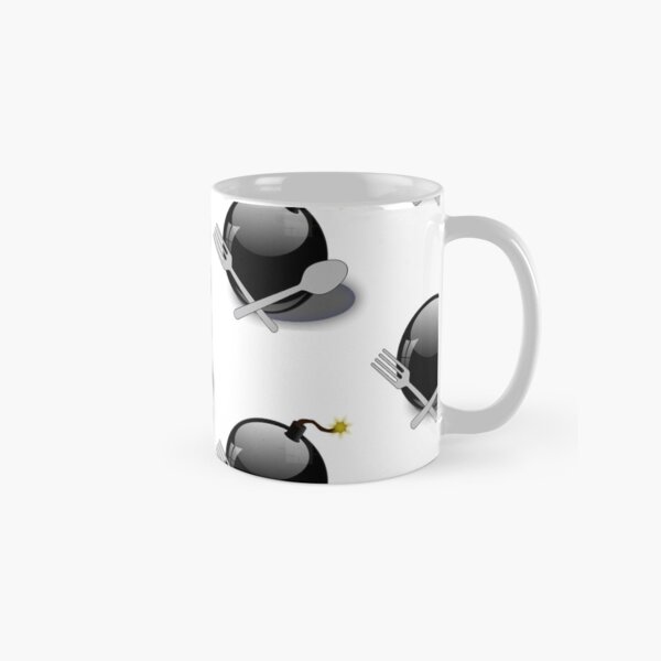 Item preview, Funny Explosive Bomb with Spoon and Fork Utensils  designed and sold by JordiBosc.