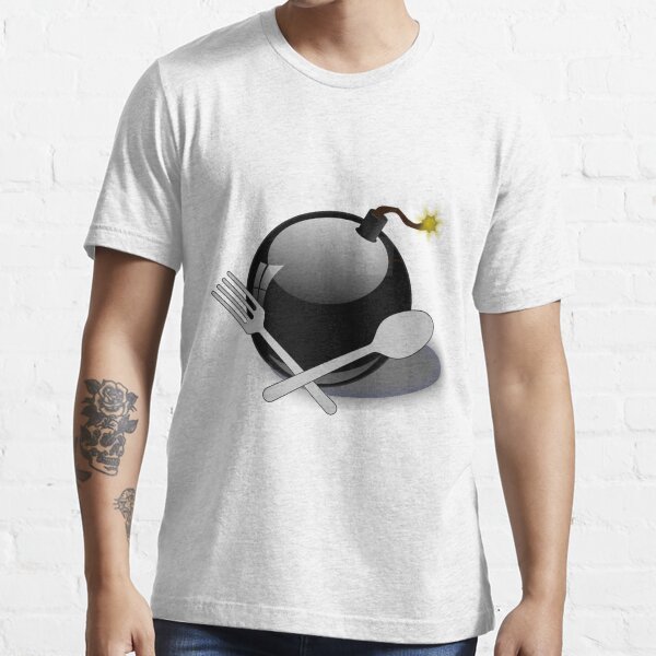 Item preview, Funny Explosive Bomb with Spoon and Fork Utensils  designed and sold by JordiBosc.