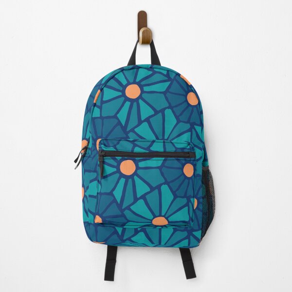 Item preview, Tessellated Flowers Pattern - Oceanic Hue Tiles (macro) designed and sold by anisgott.