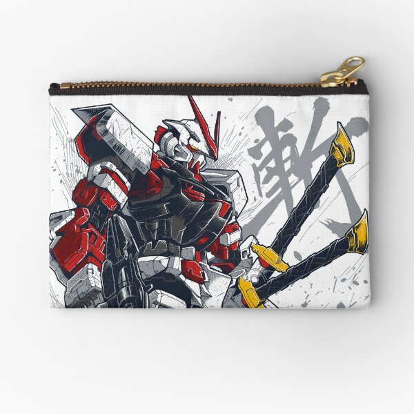 Astray Red Frame Zipper Pouch