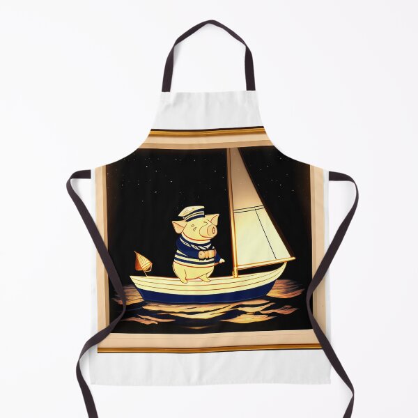 Item preview, Adventuring Pig in a Sailor's Hat designed and sold by amshadsunmanj.