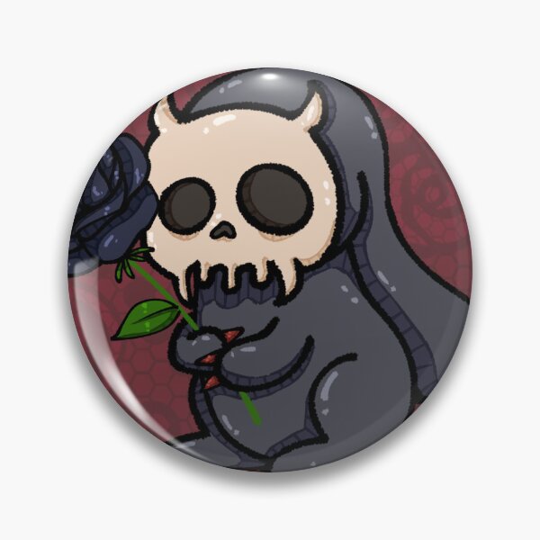 Item preview, Gothic Bunny Pin designed and sold by LoveMug.