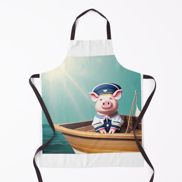 Item preview, Adventuring Pig in a Sailor's Hat designed and sold by amshadsunmanj.