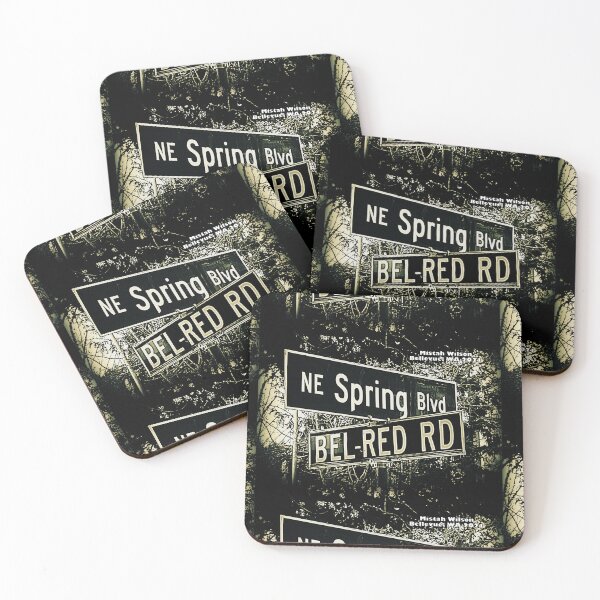 Item preview, Bel-Red Boulevard & NE Spring Boulevard, Bellevue, Washington by Mistah Wilson designed and sold by The Street Sign Store.