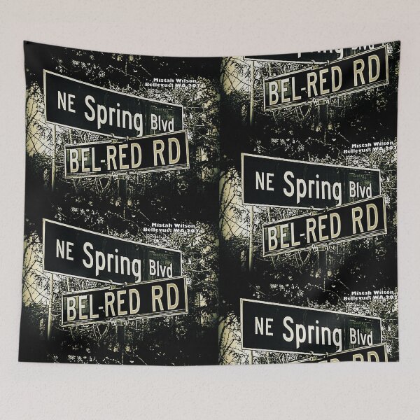 Item preview, Bel-Red Boulevard & NE Spring Boulevard, Bellevue, Washington by Mistah Wilson designed and sold by The Street Sign Store.