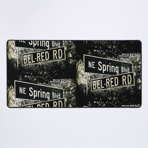 Item preview, Bel-Red Boulevard & NE Spring Boulevard, Bellevue, Washington by Mistah Wilson designed and sold by The Street Sign Store.