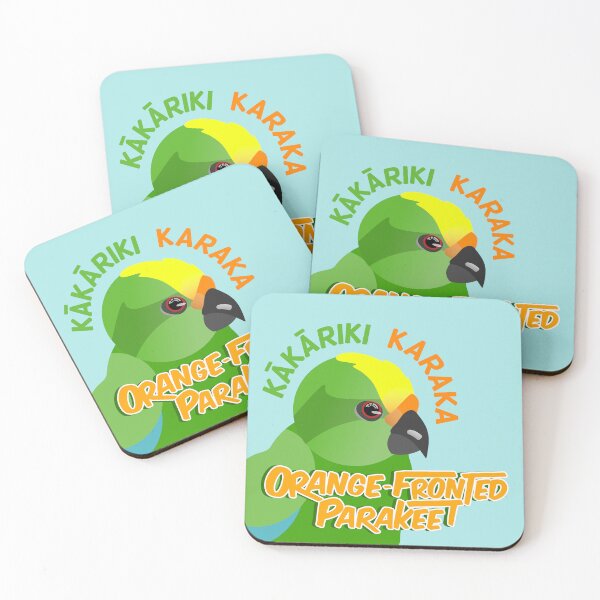 Item preview, Kakariki Karaka Orange fronted parakeet designed and sold by piedaydesigns.