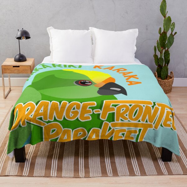 Item preview, Kakariki Karaka Orange fronted parakeet designed and sold by piedaydesigns.