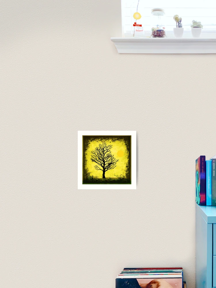 Thumbnail 2 of 3, Art Print, "Tree In Moonlight" designed and sold by Elizabeth Austin-Craig.