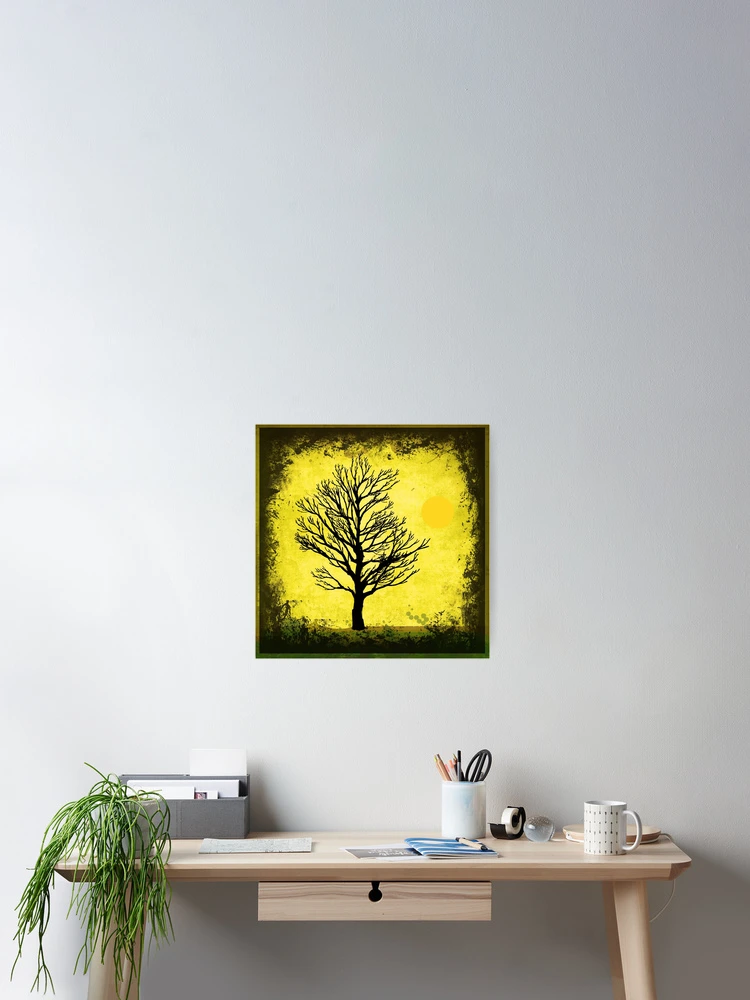 Thumbnail 2 of 3, Poster, "Tree In Moonlight" designed and sold by Elizabeth Austin-Craig.