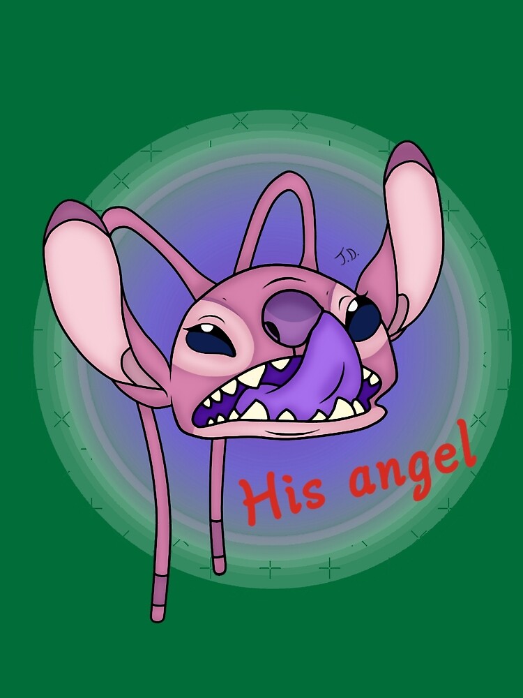 cute stitch and angel  Poster for Sale by emily040503