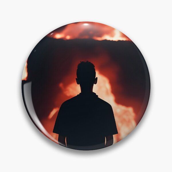 Item preview, Angry Expression in Burning Building designed and sold by amshadsunmanj.