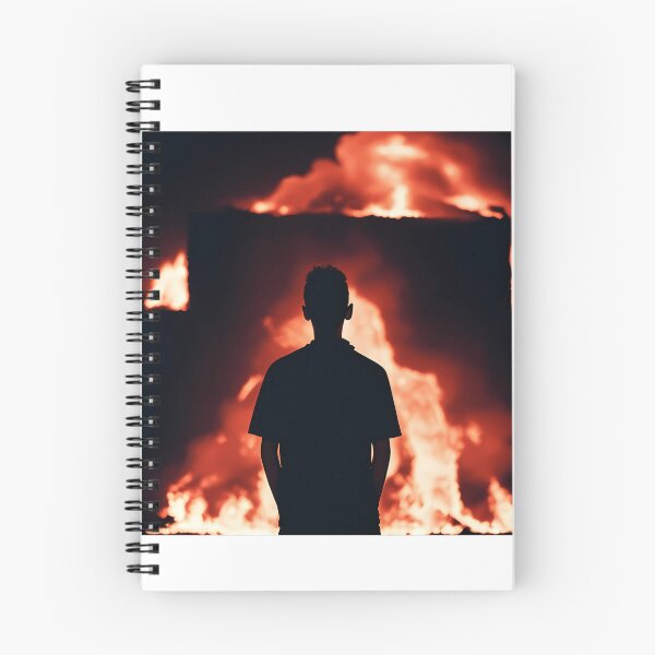 Item preview, Angry Expression in Burning Building designed and sold by amshadsunmanj.