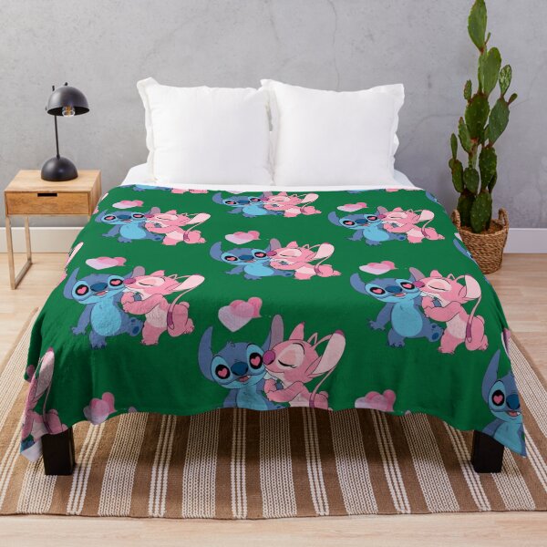 Pink Disney's Lilo & Stitch Angel Hooded Throw