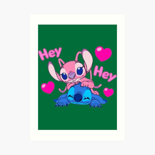 stitch and angel (3) Art Print for Sale by cayythenho