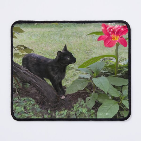 Artikel-Vorschau von Katze mit Zauberblume, designt und verkauft von Sandrasketches.