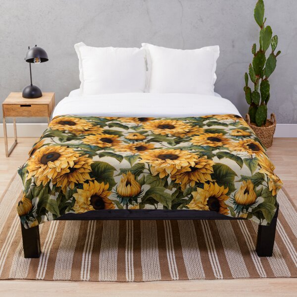 Artikelvorschau, Sonnenblumenmuster 4 entworfen und verkauft von DigitalPatternx.