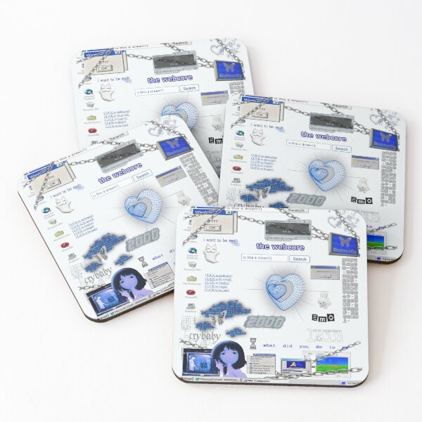Item preview, Webcore Blue Aesthetic Cyber Core designed and sold by Cyber-Cyanide.