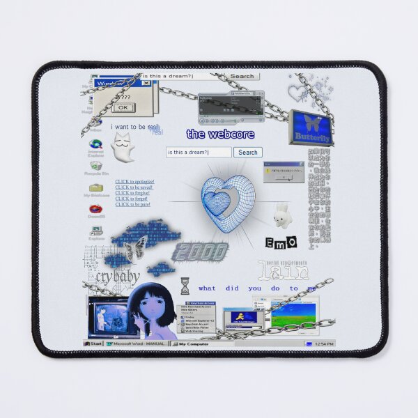 Item preview, Webcore Blue Aesthetic Cyber Core designed and sold by Cyber-Cyanide.