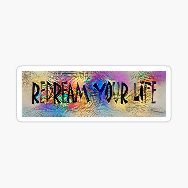 Redreaming Deep Dreamed Sticker