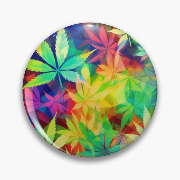 Item preview, Rainbow Hemp Leaf Pattern - Colorful and Ethical Artwork designed and sold by Dubage603.