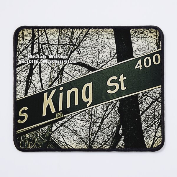 Item preview, South King Street, Seattle, Washington by Mistah Wilson designed and sold by The Street Sign Store.