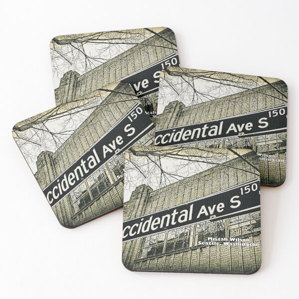 Item preview, Occidental Avenue South, Seattle, Washington by Mistah Wilson designed and sold by The Street Sign Store.