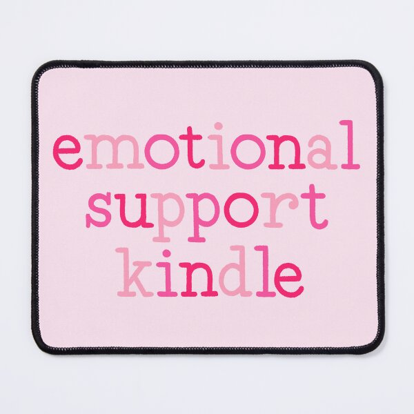 Item preview, emotional support kindle pink designed and sold by DesignsByAND.